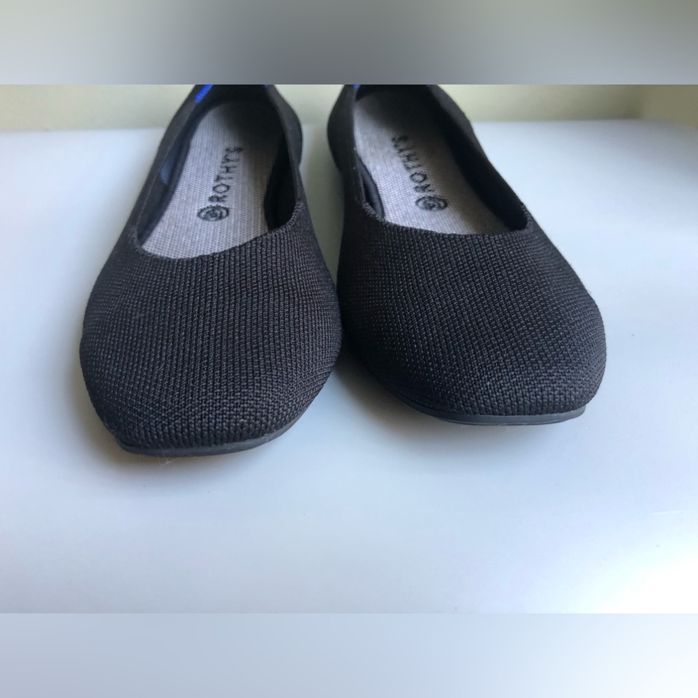 Rothy’s Black Knit Classic Loafers Ballet Flat Size: W13 - Picture 4 of 12